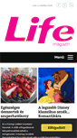Mobile Screenshot of lifemagazin.hu